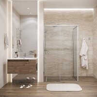 Душевая стенка Grossman Galaxy 90x195 200.K33.01.90.10.00 (хром/стекло прозрачное) - Превью изображения №8 — Интернет-магазин Time-Shop