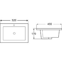 Умывальник Roxen Rumi 570250 - Превью изображения №2 — Интернет-магазин Time-Shop