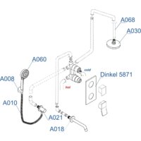 Душевая система  Wasserkraft A175868 - Превью изображения №7 — Интернет-магазин Time-Shop
