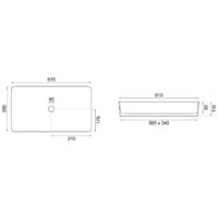 Умывальник Rea Denis Shiny Marmo - Превью изображения №2 — Интернет-магазин Time-Shop