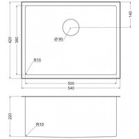 Кухонная мойка Emar EMB-123 PVD Nano Dark - Превью изображения №4 — Интернет-магазин Time-Shop