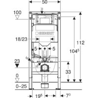 Инсталляция для унитаза Geberit Duofix Sigma 111.320.00.6 - Превью изображения №3 — Интернет-магазин Time-Shop