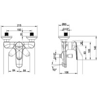 Смеситель Villeroy & Boch O.novo Start TVT10550111061 - Превью изображения №2 — Интернет-магазин Time-Shop
