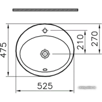 Умывальник Vitra S20 52.5x47.5 [5468B003-0001] - Превью изображения №2 — Интернет-магазин Time-Shop