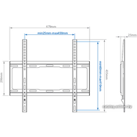Кронштейн для телевизора Arm Media Steel-3 - Превью изображения №2 — Интернет-магазин Time-Shop