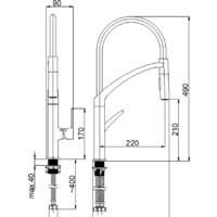 Смеситель Rubineta Ultima-50 UL50008 - Превью изображения №2 — Интернет-магазин Time-Shop