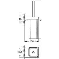 Ершик для унитаза Grohe Grohe 40857000 - Превью изображения №2 — Интернет-магазин Time-Shop