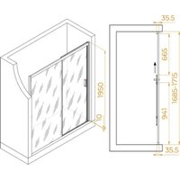 Душевая дверь RGW PA-017B R 350801717-24 - Превью изображения №6 — Интернет-магазин Time-Shop