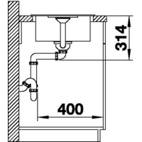 Кухонная мойка Blanco Favum 45 S 527266 (вулканический серый) - Превью изображения №6 — Интернет-магазин Time-Shop