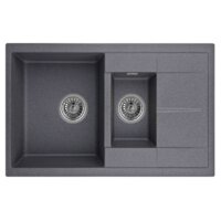 Кухонная мойка Granula 7802 (черный) - Превью изображения №3 — Интернет-магазин Time-Shop
