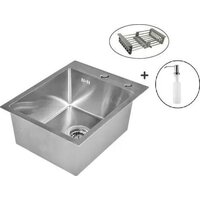 Кухонная мойка Wisent WS-34050/GER013 (с сифоном, дозатором и коландером) - Превью изображения №11 — Интернет-магазин Time-Shop