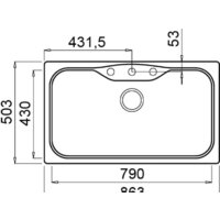Кухонная мойка Elleci Fox 360 Bianco Titano 68 - Превью изображения №2 — Интернет-магазин Time-Shop