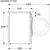 Стирально-сушильная машина Bosch Serie 4 WNA13401PL - Превью изображения №8 — Интернет-магазин Time-Shop