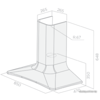 Кухонная вытяжка Elica Sweet Copper/F/85 [PRF0120672] - Превью изображения №4 — Интернет-магазин Time-Shop