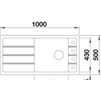 Кухонная мойка Blanco FARON XL 6 S 524803 - Превью изображения №3 — Интернет-магазин Time-Shop
