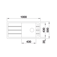 Кухонная мойка Blanco FARON XL 6 S 524803 - Превью изображения №6 — Интернет-магазин Time-Shop