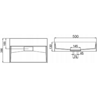 Умывальник Rea Goya 50 - Превью изображения №8 — Интернет-магазин Time-Shop