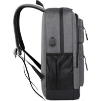 Городской рюкзак Miru Sallerus 15.6 (серый) - Превью изображения №3 — Интернет-магазин Time-Shop