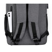 Городской рюкзак Miru Sallerus 15.6 (серый) - Превью изображения №15 — Интернет-магазин Time-Shop