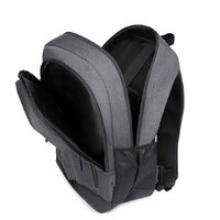 Городской рюкзак Miru Sallerus 15.6 (серый) - Превью изображения №21 — Интернет-магазин Time-Shop