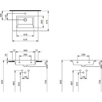 Умывальник Berges Wasserhaus Ego 60x47.5 182004 - Превью изображения №2 — Интернет-магазин Time-Shop