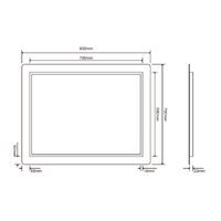  Roxen Зеркало Irida 510185-90 90х70 - Превью изображения №9 — Интернет-магазин Time-Shop