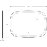  Cezares Зеркало CZR-SPC-MOLVENO-1100-800-MOV - Превью изображения №2 — Интернет-магазин Time-Shop
