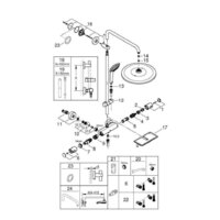 Душевая система  Grohe Vitalio Joy 310 26401001 - Превью изображения №12 — Интернет-магазин Time-Shop