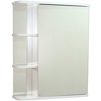 СанитаМебель Шкаф с зеркалом Камелия-09.60 (правый, белый)