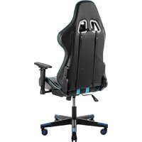 Игровое (геймерское) кресло Mio Tesoro Control 8051 (черный/синий) - Превью изображения №5 — Интернет-магазин Time-Shop