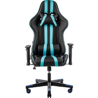 Игровое (геймерское) кресло Mio Tesoro Control 8051 (черный/синий) - Превью изображения №3 — Интернет-магазин Time-Shop