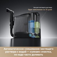 Пылесос Dreame Portable Carpet Spot Cleaner N20 Steam HNR27A (евровилка, черный) - Превью изображения №17 — Интернет-магазин Time-Shop