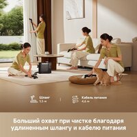 Пылесос Dreame Portable Carpet Spot Cleaner N20 Steam HNR27A (евровилка, черный) - Превью изображения №19 — Интернет-магазин Time-Shop