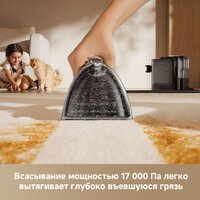 Пылесос Dreame Portable Carpet Spot Cleaner N20 Steam HNR27A (евровилка, черный) - Превью изображения №14 — Интернет-магазин Time-Shop