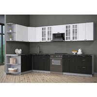 Готовая кухня Интерлиния Берес 1.7x3.3 левая (дуб английский/дуб полярный/кастилло темный) - Превью изображения №4 — Интернет-магазин Time-Shop