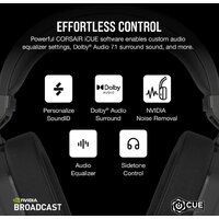 Наушники Corsair HS65 Wireless V2 (карбон) - Превью изображения №9 — Интернет-магазин Time-Shop