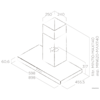 Кухонная вытяжка Elica Joy BLIX/A/90 PRF0104626A - Превью изображения №4 — Интернет-магазин Time-Shop