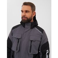 Костюм Huntsman Торнадо -15 Breathable 56-58/182-188 (серый) - Превью изображения №4 — Интернет-магазин Time-Shop