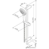 Душевой гарнитур  AM.PM Like F0180022 - Превью изображения №8 — Интернет-магазин Time-Shop