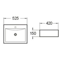 Умывальник SantiLine SL-1005 - Превью изображения №2 — Интернет-магазин Time-Shop