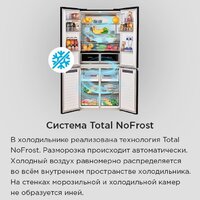 Четырёхдверный холодильник MAUNFELD MFF190NFDBG - Превью изображения №21 — Интернет-магазин Time-Shop