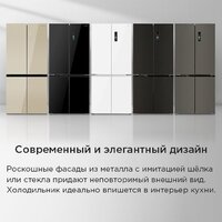 Четырёхдверный холодильник MAUNFELD MFF190NFDBG - Превью изображения №33 — Интернет-магазин Time-Shop