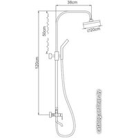 Душевая система  Ledeme L2403-1 - Превью изображения №2 — Интернет-магазин Time-Shop