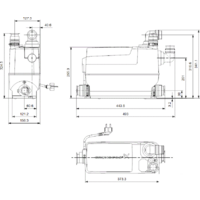 Канализационная установка Grundfos Sololift2 C-3 - Превью изображения №2 — Интернет-магазин Time-Shop