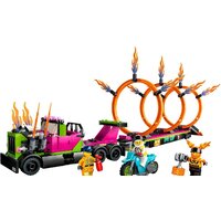 Конструктор LEGO City 60357 Трюковый грузовик и огненное кольцо - Превью изображения №3 — Интернет-магазин Time-Shop