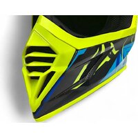 Мотошлем AIM RH855 Carbon Razor RH855R-DYB-XS (XS, желтый/синий) - Превью изображения №7 — Интернет-магазин Time-Shop
