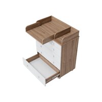 Детский комод Incanto Oskar V 800/5 PK-0004/1 (дуб/белый) - Превью изображения №9 — Интернет-магазин Time-Shop