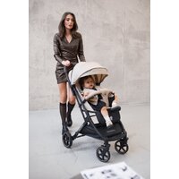 Коляска прогулочная «книга» Amarobaby Airy (бежевый) - Превью изображения №9 — Интернет-магазин Time-Shop