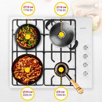 Варочная панель Simfer H60Q40W471 - Превью изображения №11 — Интернет-магазин Time-Shop