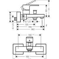 Смеситель Hansgrohe Vernis Shape 71450000 - Превью изображения №3 — Интернет-магазин Time-Shop